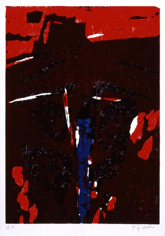 Bernd Zimmer | Erdschnitt, 1997 | 59,0 x 41,0 cm | 45 Exemplare | WVZ 162