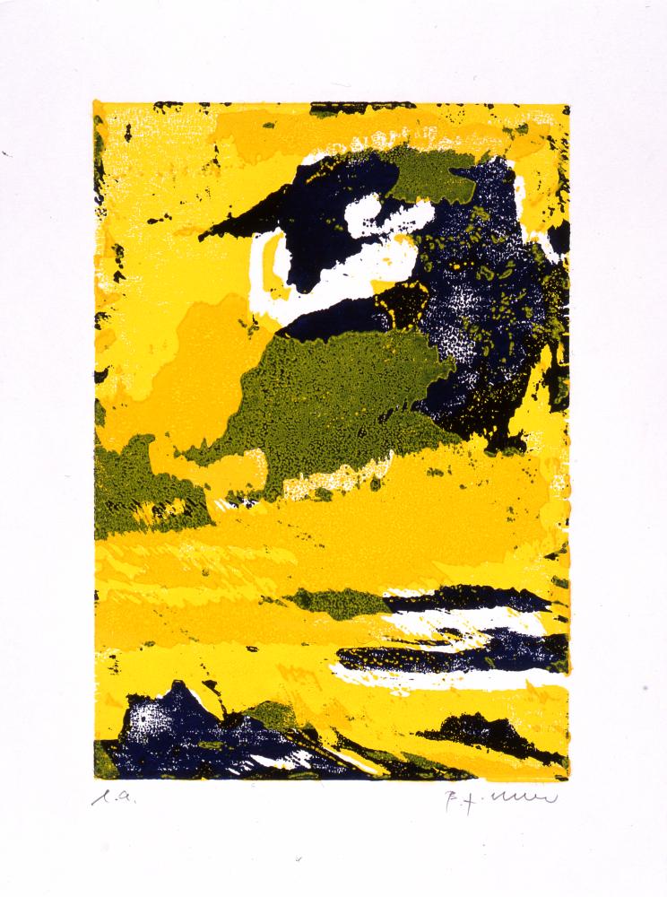 Bernd Zimmer | Berg. Wolke, 1998 | 40,0 x 30,0 cm | 75 Exemplare | WVZ 172