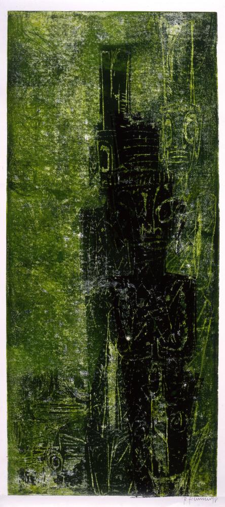 Bernd Zimmer | Tiki. Kind, 1998 | 213,0 x 95,7 cm | Unikat | WVZ 181
