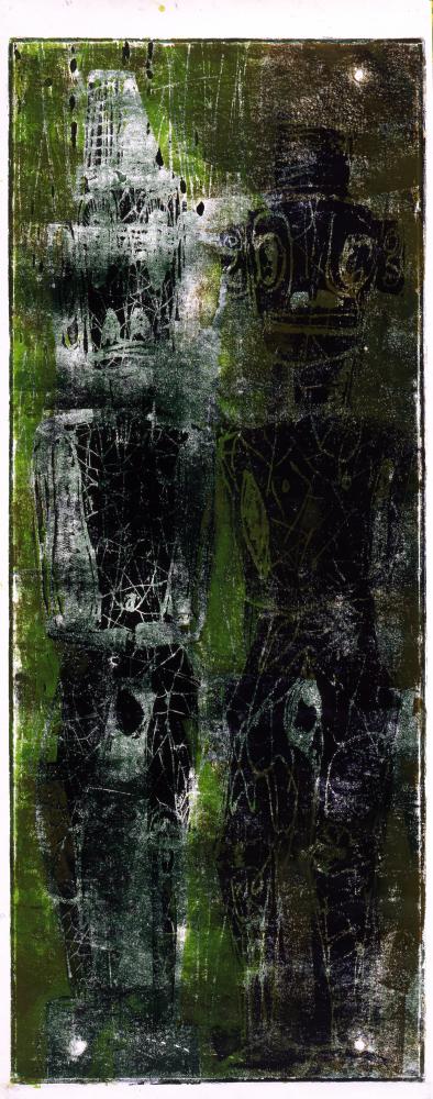Tiki. Wächter (11), 1998 | 275,0 x 109,5 cm | Unikat | WVZ 206