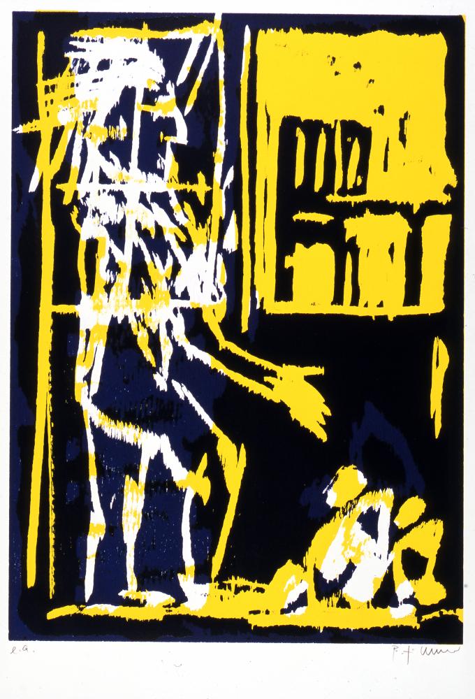 Ohne Titel (Blatt 6 der Folge „Lenz“), 1998 | 56,4 x 38,0 cm | 30 Exemplare | WVZ 215