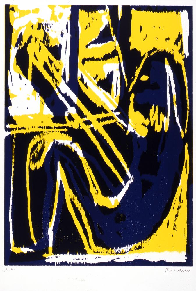 Ohne Titel (Blatt 9 der Folge „Lenz“), 1998 | 56,4 x 38,0 cm | 30 Exemplare | WVZ 218