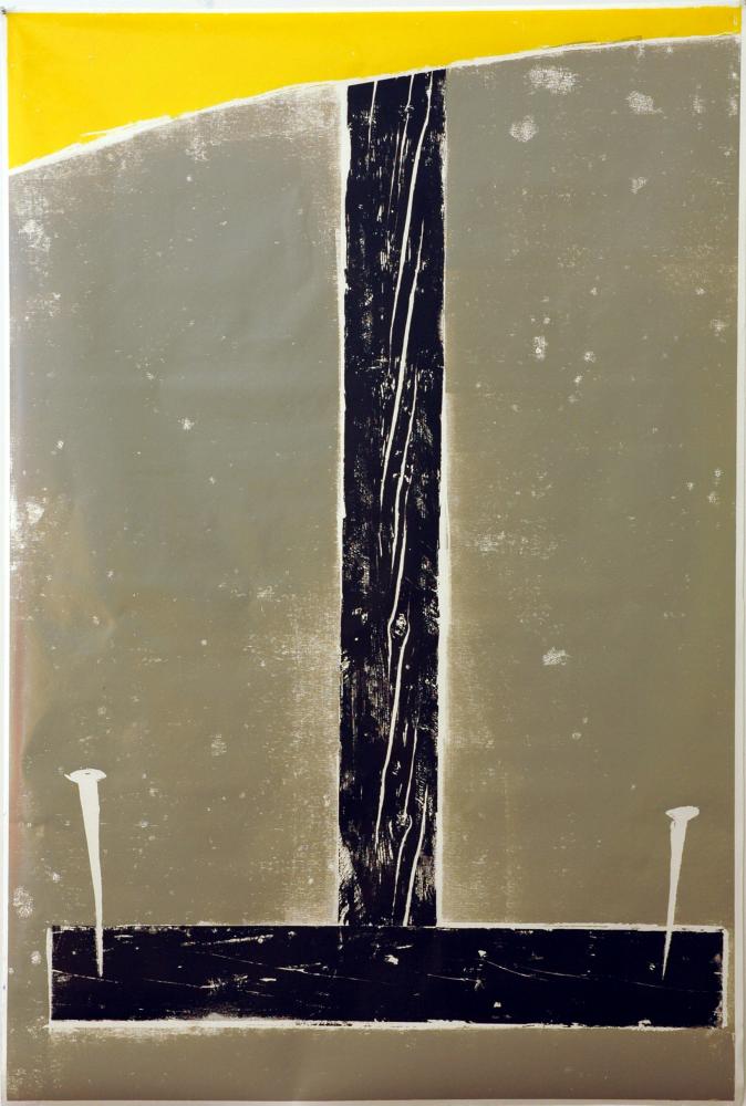 Kreuzigung (Blatt 11 der Folge „Lema Sabachtani 14 Stationen des Kreuzwegs“), 2005 | 173 x 116 cm | 2 Exemplare | WVZ 301