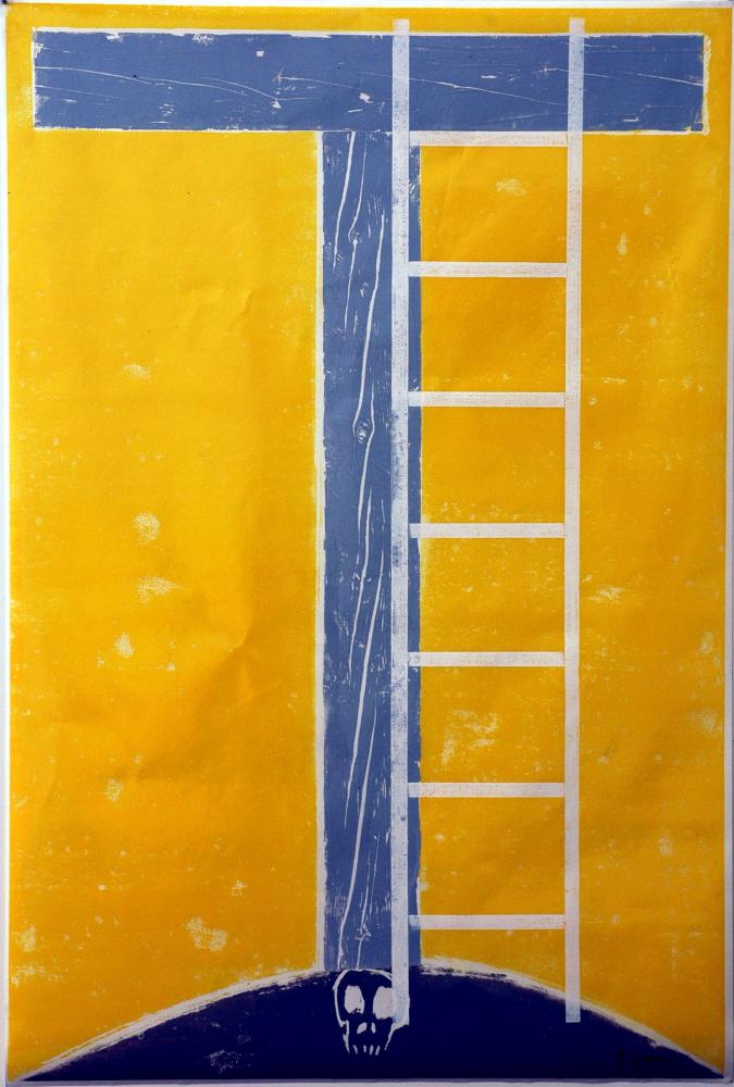 Kreuzabnahme (Blatt 13 der Folge „Lema Sabachtani 14 Stationen des Kreuzwegs“), 2005 | 173 x 116 cm | 2 Exemplare | WVZ 303