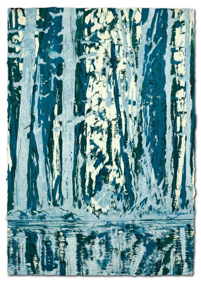 Wald-Spiegel-Wasser, 2011 | 77,0 x 54,0 cm | Unikat | WVZ 433