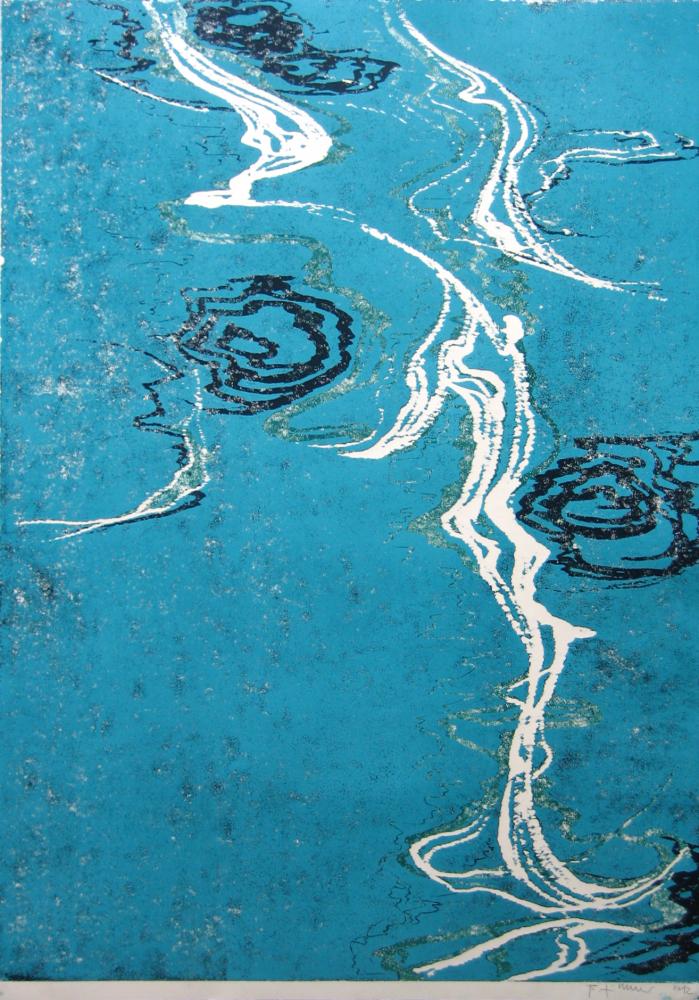 Im Spiegel. Vier Steine, 2012 | 140,0 x 100,0 cm | Unikat | WVZ 453.1