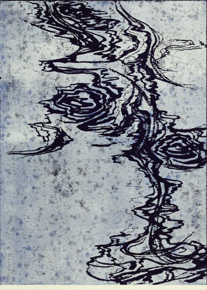 Im Spiegel. Vier Steine, 2012 | 140,0 x 100,0 cm | Unikat | WVZ 453.4