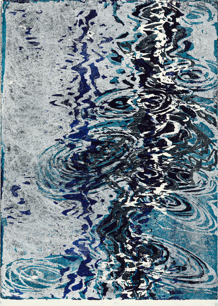 Im Fluß II, 2012 | 140,0 x 100,0 cm | Unikat | WVZ 505.3