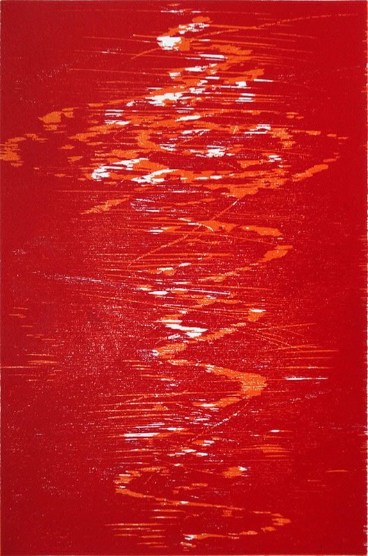 Schwimmendes Licht. Rot, 2016 | 33 x 23 cm | 10 Exemplare | WVZ 749