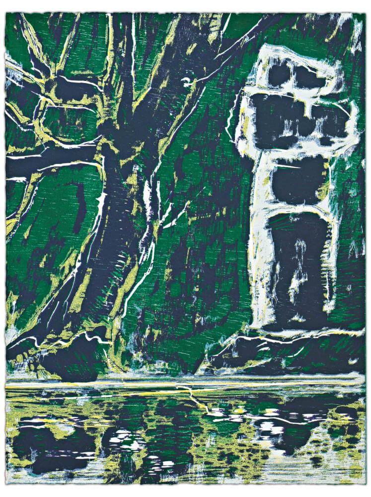 Blatt 26 der Folge „WALD SPIEGEL WASSER“, 2011 | 38,0 x 29,0 cm | 10 Exemplare | WVZ 357