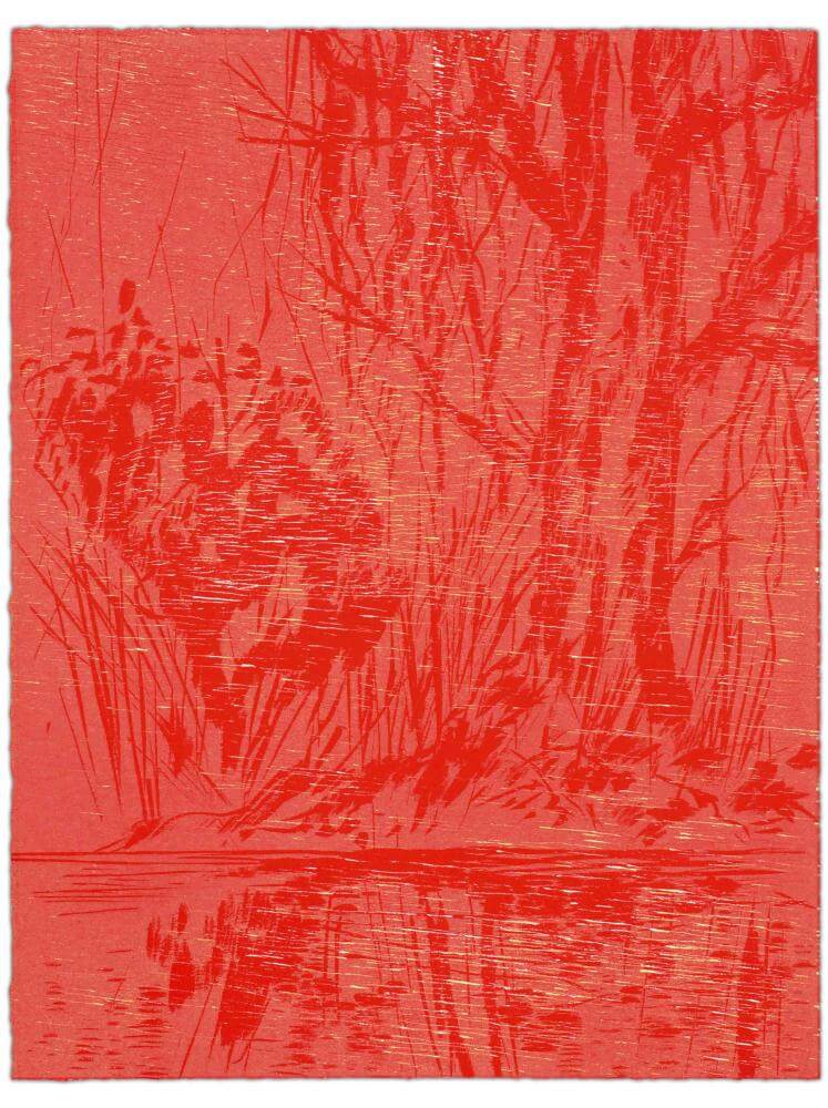 Blatt 36 der Folge „WALD SPIEGEL WASSER“, 2011 | 38,0 x 29,0 cm | 10 Exemplare | WVZ 367