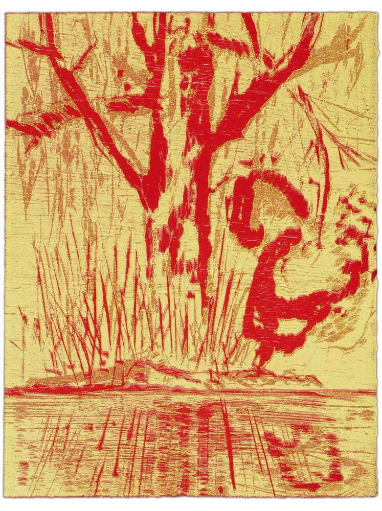 Blatt 37 der Folge „WALD SPIEGEL WASSER“, 2011 | 38,0 x 29,0 cm | 10 Exemplare | WVZ 368
