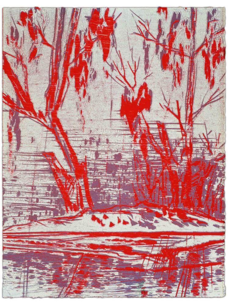 Blatt 59 der Folge „WALD SPIEGEL WASSER“, 2011 | 38,0 x 29,0 cm | 10 Exemplare | WVZ 390