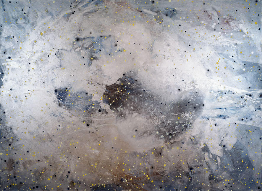 Spiralgalaxie. Z-42, 2000 | Acryl, Metall, Öl/Leinwand | 190 × 260 cm | WVZ 1677