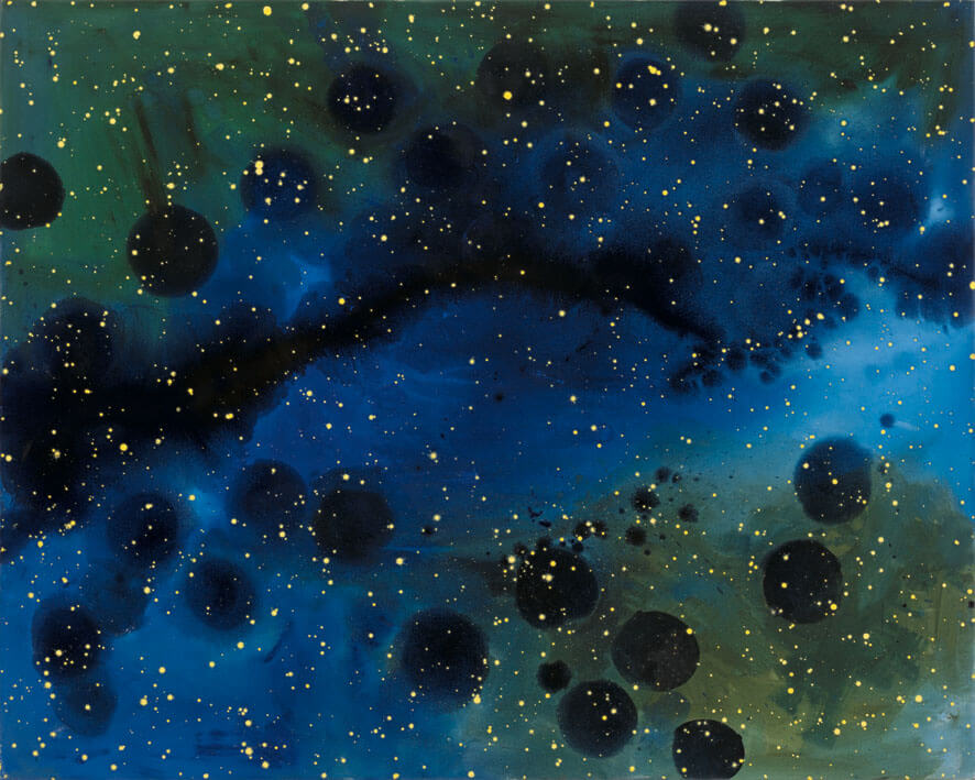 Sternhaufen I. Z-53, 2000 | Acryl, Öl/Leinwand | 160 × 200 cm | WVZ 1688
