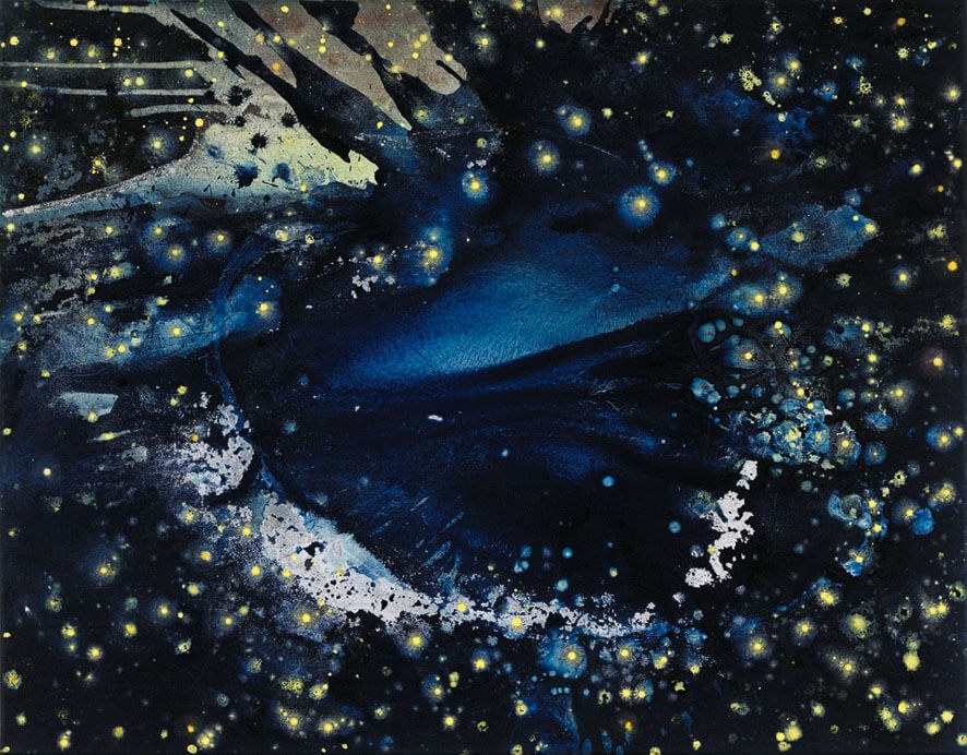 Cosmos (3), 2002 | Acryl, Öl/Leinwand | 83 × 105 cm | WVZ 1738