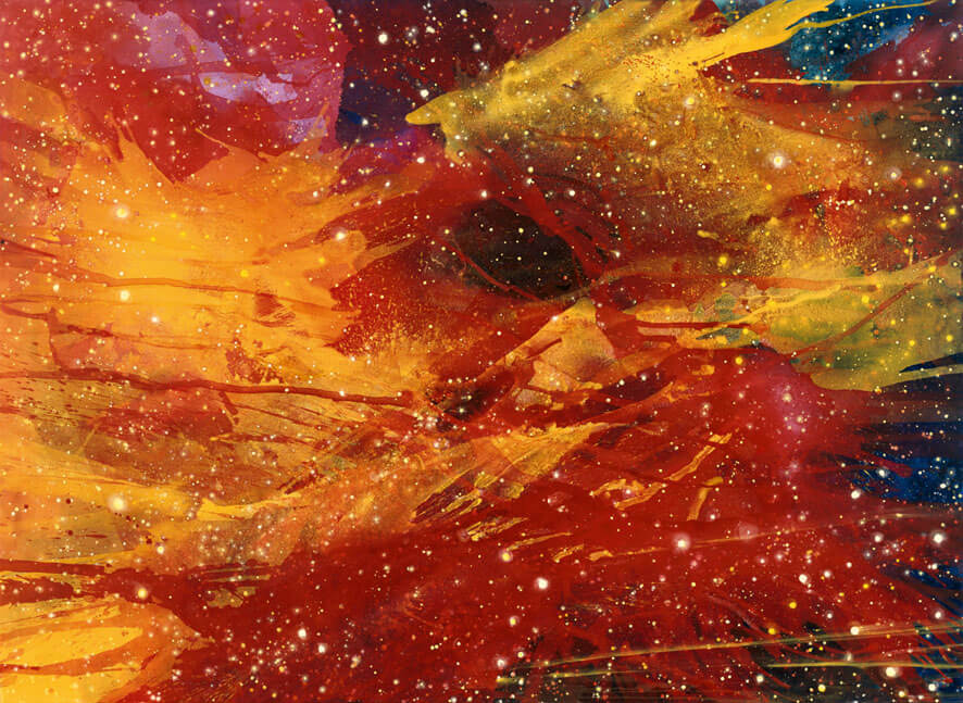 Starburst. Z-124, 2002/03 | Acryl, Öl, Pastell/Leinwand | 190 × 260 cm | WVZ 1776