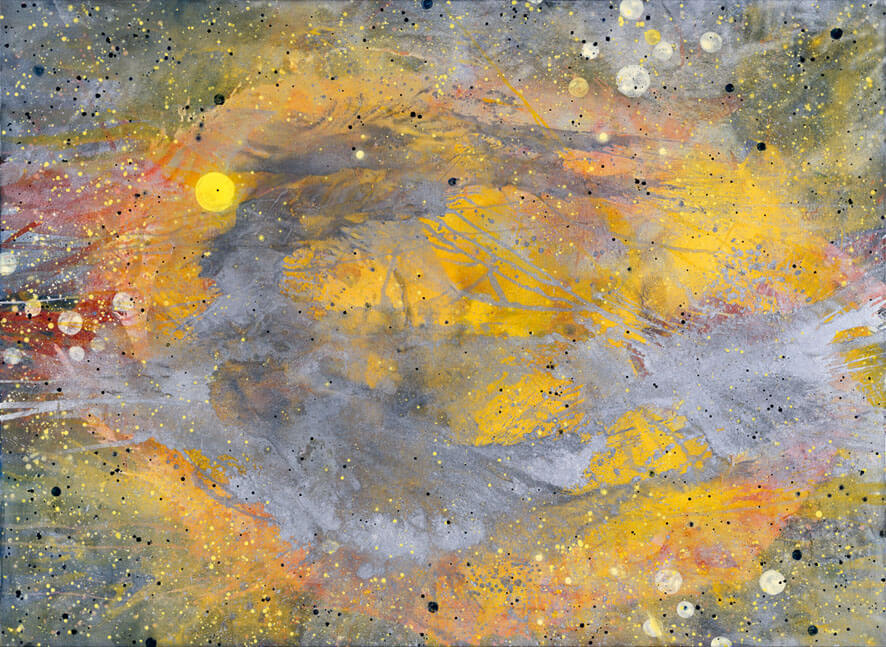 Sternenstaub, 2005 | Acryl, Aluminium, Öl, Pastell/Leinwand | 190 × 260 cm | WVZ 1799