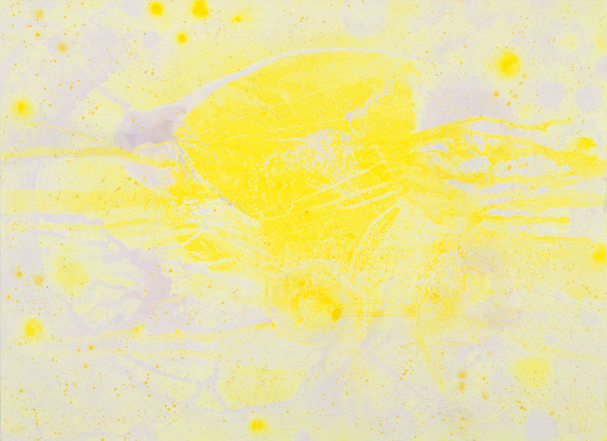 Überstrahlt, 2006 | Acryl, Leuchtfarbe, Öl/Leinwand | 190 × 260 cm | WVZ 1804