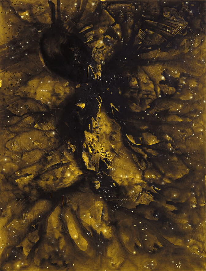 Jenseits (Vl), 2007 | Acryl/Leinwand | 250 × 190 cm | WVZ 1814