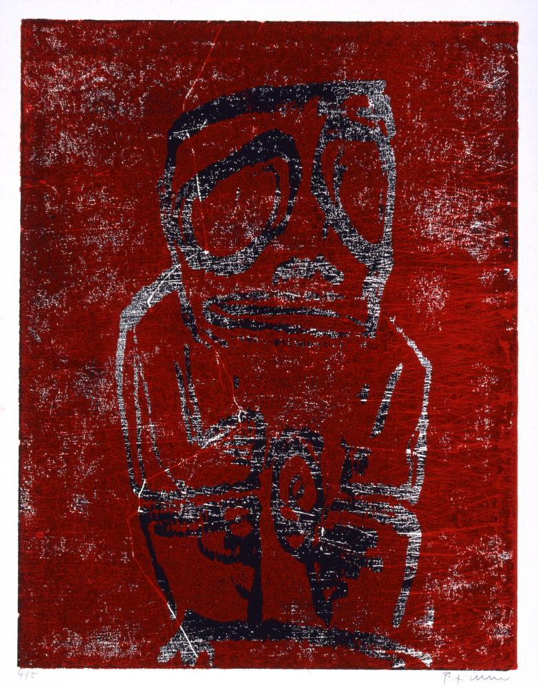 Bernd Zimmer | Tiki. Stein, 1997 | 64,0 x 50,0 cm | 5 Exemplare | WVZ 160.2