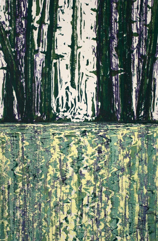 Waldspiegelsee (2), 2013 | 136 x 88 cm | Unikat | WVZ 541