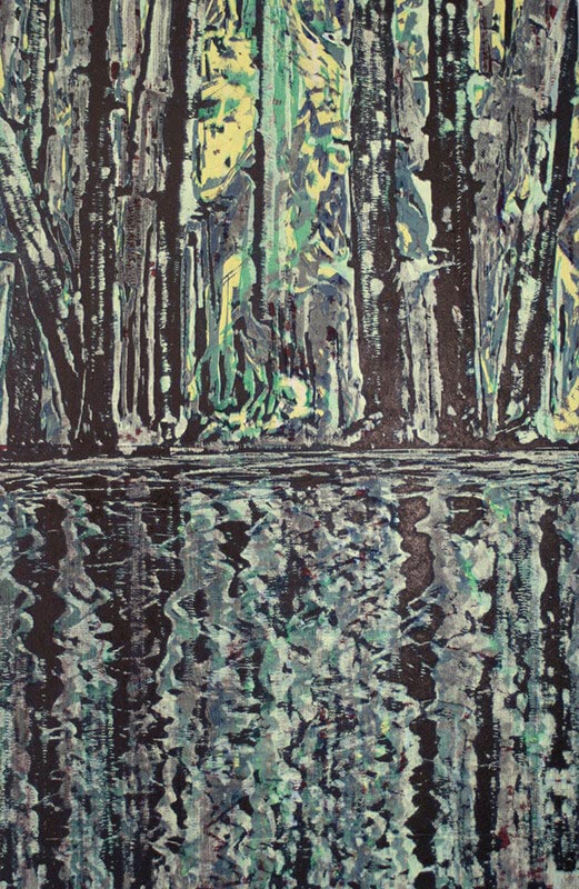 Waldspiegelsee (5), 2013 | 136 x 88 cm | Unikat | WVZ 544