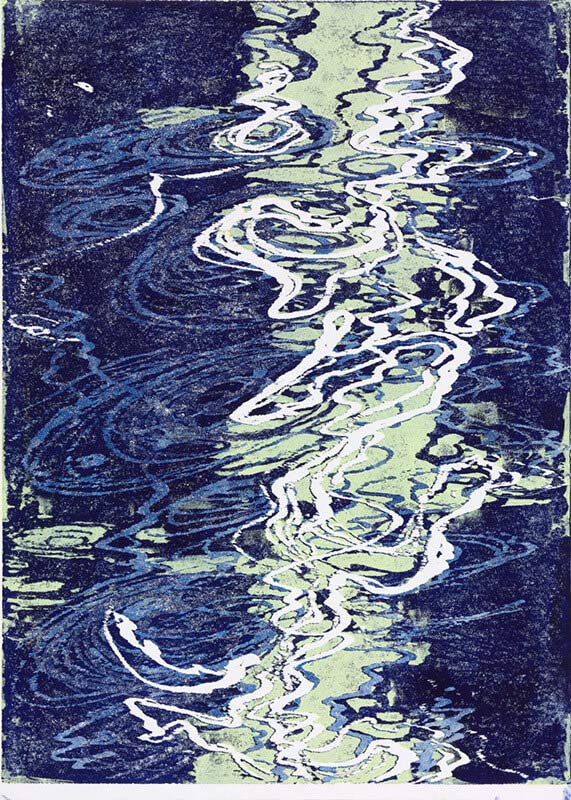 Im Fluss III, 2013 | 140,0 x 100,0 cm | Unikat | WVZ 550.3