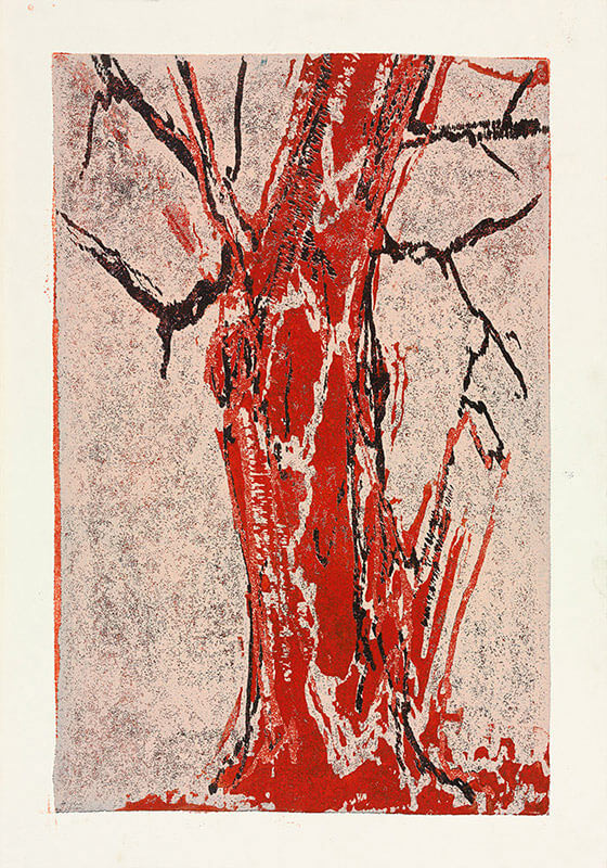 Baum, 2014 | 100,0 x 70,0 cm | Unikat | WVZ 553.6