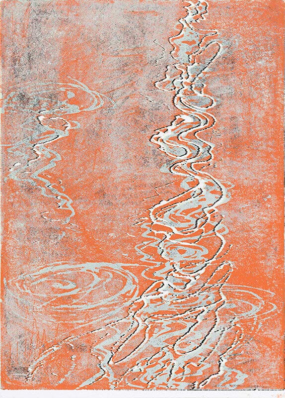 Im Fluss VI, 2014 | 140,0 x 100,0 cm | Unikat | WVZ 556.1