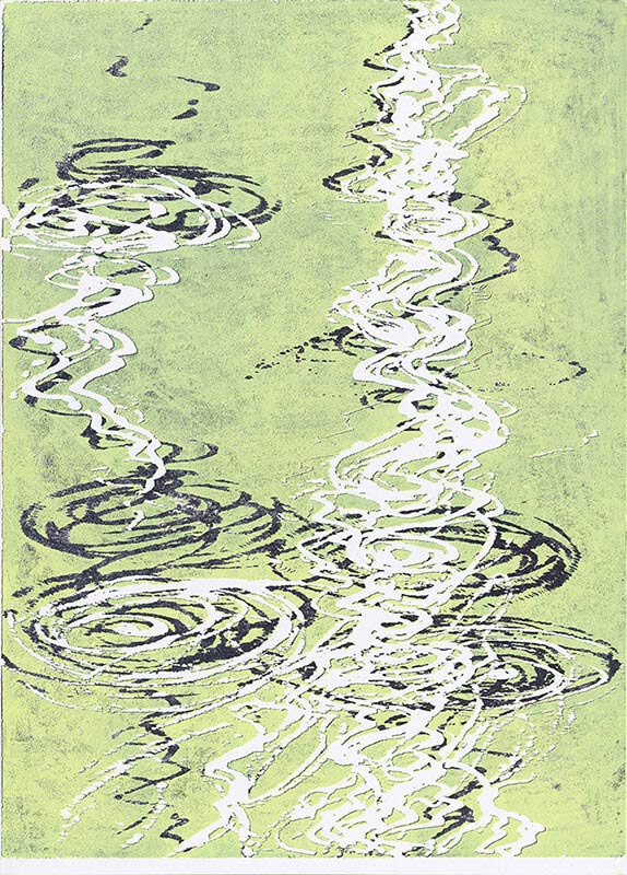 Im Fluss VI, 2014 | 140,0 x 100,0 cm | Unikat | WVZ 556.5