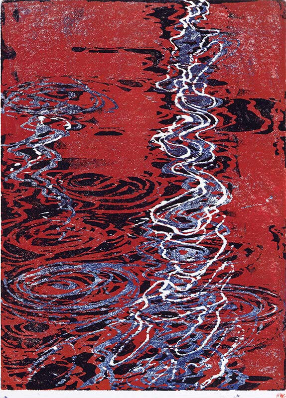 Im Fluss VI, 2014 | 140,0 x 100,0 cm | Unikat | WVZ 556.8