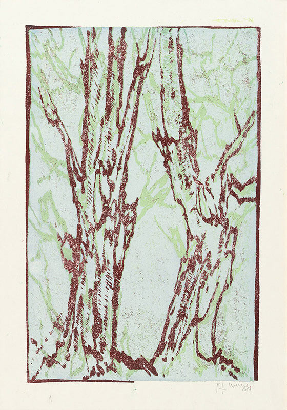 Bäume, 2014 | 100,0 x 70,0 cm | Unikat | WVZ 660.3