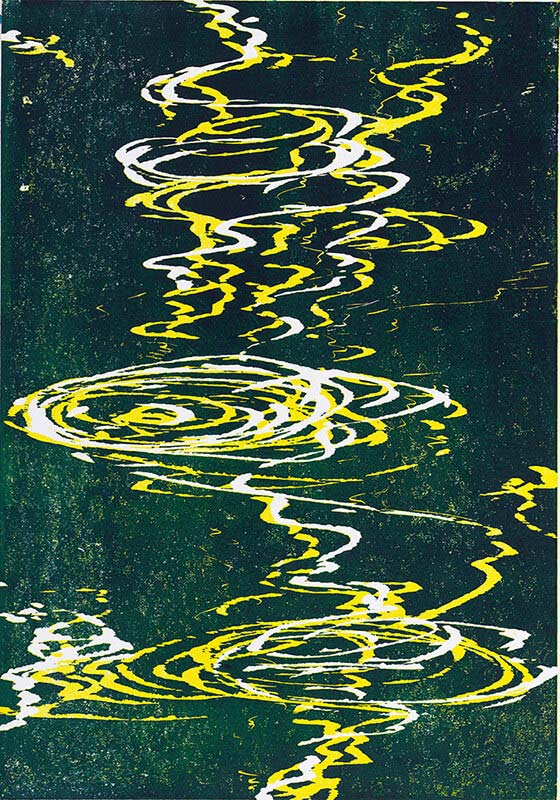 Schwimmendes Licht I, 2014/15 | 100 x 70 cm | Unikat | WVZ 703.2