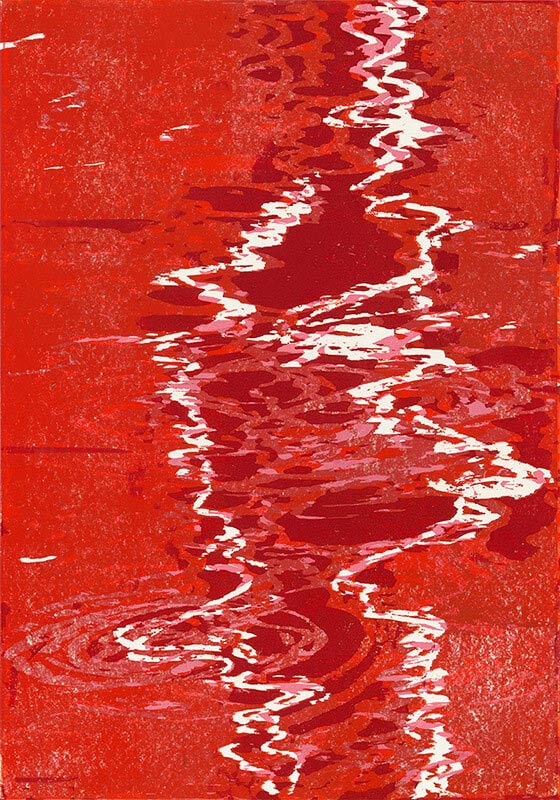 Schwimmendes Licht III, 2015 | 100 x 70 cm | Unikat | WVZ 705.5