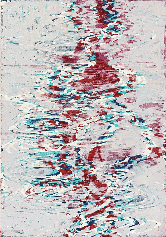 Schwimmendes Licht III, 2015 | 100 x 70 cm | Unikat | WVZ 705.9