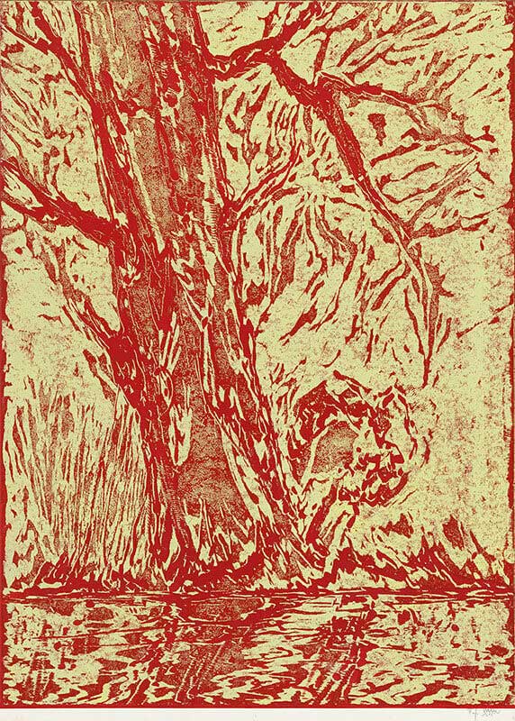 Baum. Licht, 2015 | 140 x 100 cm | Unikat | WVZ 713.1