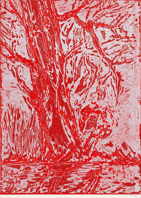 Baum. Licht, 2015 | 140 x 100 cm | Unikat | WVZ 713.2