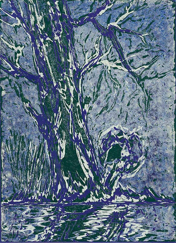 Baum. Licht, 2015 | 140 x 100 cm | Unikat | WVZ 713.3